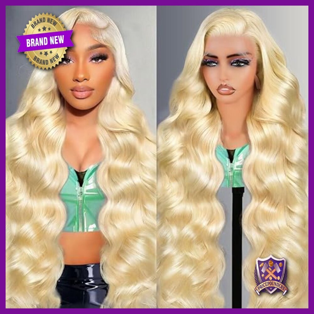 13x6 Lace Front Wig Human Hair 28 Inch Body Wave Glueless Pre Plucked